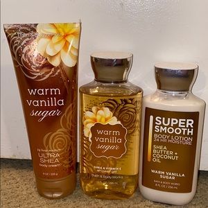 Bath & Body Works Set - Warm Vanilla Sugar